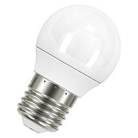 Лампа светодиодная LED STAR CLASSIC P 60 6.5W/830 6.5Вт шар 3000К тепл. бел. E27 550лм 220-240В мато