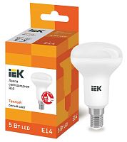 Лампа светодиодная ECO R50 5Вт 4000К бел. E14 450лм 230-240В ИЭК LLE-R50-5-230-40-E14