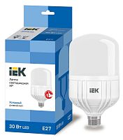 Лампа светодиодная HP 80Вт 230В 6500К E40 ИЭК LLE-HP-80-230-65-E40
