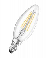 Лампа светодиодная филаментная LED STAR CLASSIC B 40 4W/827 4Вт свеча 2700К тепл. бел. E14 470лм 220